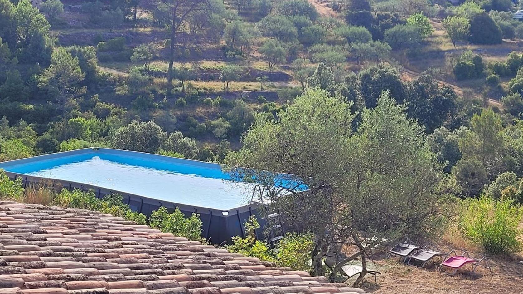 Le Mas De La Villarde Saint-Ambroix Buitenkant foto